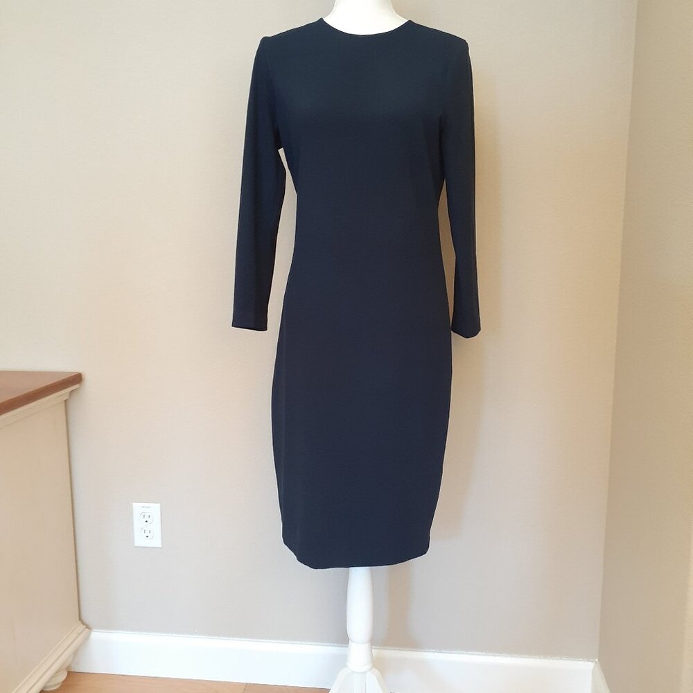 Vince Stretch Crepe Sheath Dress - Picture 4 of 15